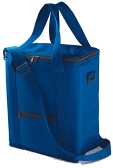 Kimood Hoge flessen koelbox/koeltas blauw 18 liter - Koeltas