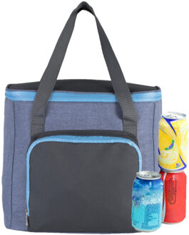 Kimood Koeltas draagtas lichtblauw/grijs 28 x 17 x 26 cm 12 liter