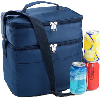 Kimood Koeltas draagtas schoudertas blauw 26 x 19 x 26 cm 13 liter