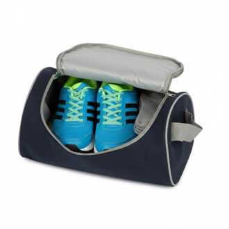 Kimood Schoenentas sport - 11L - 35 x 17 x 19 cm - blauw - polyester - sportschoenen opbergen