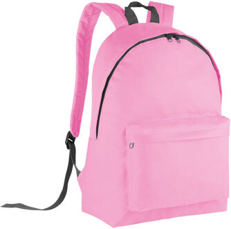 Kimood Schooltas/rugzak voor kinderen - 20 L - basisschool - lunchtas - roze - 28 x 16 x 38 cm - Rugzak - kind