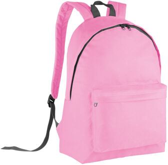 Kimood Schooltas/rugzak voor tieners - 27 L - basisschool - lunchtas - roze - 30 x 19 x 42 cm - Rugzak - kind