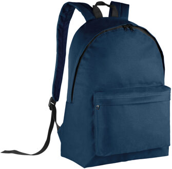 Kimood Schooltas/rugzak voor tieners/volwassenen - 27 L - boekentas - donkerblauw - 30 x 19 x 42 cm
