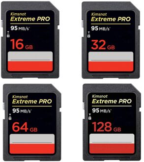 Kimsnot Extreme Pro Geheugenkaart 32 Gb 16 Gb Sdhc Card 128 Gb 64 Gb 256 Gb Sdxc Sd-kaart camera Class10 UHS-I 633x 95 Mb/s Real Capaciteit 128GB