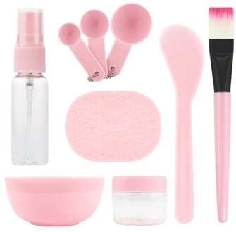 Kimuse 9 Stuks Gezicht Masker Borstel Kom Lepel Stok Make Up Sets Voor Facial Gereedschap Vrouwen Make-Up Tool Kits
