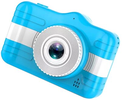 Kind Camera Digitale Camera 3.5 Inch Leuke Cartoon Camera Speelgoed Kinderen 12MP 1080P Foto Video Camera Voor kids blauw