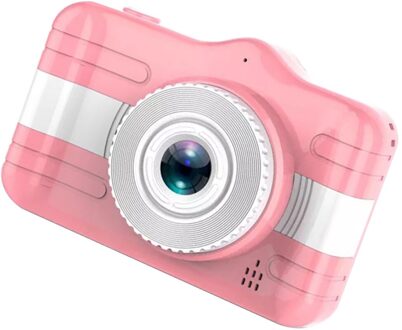 Kind Camera Digitale Camera 3.5 Inch Leuke Cartoon Camera Speelgoed Kinderen 12MP 1080P Foto Video Camera Voor kids roze