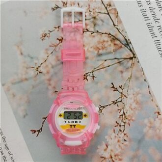 Kind Horloges Led Digitale Horloge Armband Kids Outdoor Sport Horloge Voor Jongens Meisjes Elektronische Datum Klok Reloj Infantil roze