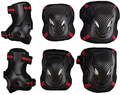 Kind Pad Set, Kinderen Fietsen Rolschaatsen Knie Elleboog Pols Beschermende Pad Set 6Pcs
