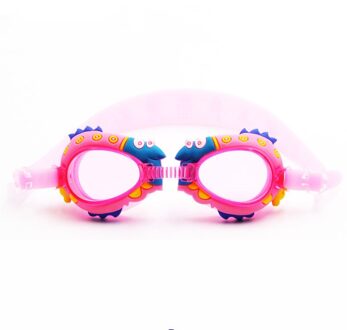 Kind Polycarbnate Cartoon Vis Meer Blauw Roze 2 Kleuren Verstelbare Anti-Fog Leuke Zwembril Jongens Meisjes Kinderen Zwemmen eyewear