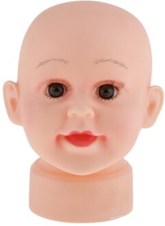 Kind Size Baby Boy Mannequin Mannequin Hoofd Voor Haar Pruiken Hoeden Bril Holder Toon Stand Display Gratis Stand 6.3 Inch tall