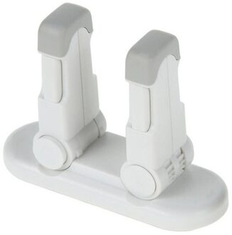 Kind Veiligheid Baby Deur Hendel Slot Proof Deuren Lijm Deurkruk Veiligheidsslot Plastic Window Lock Kinderen Veiligheid grijs