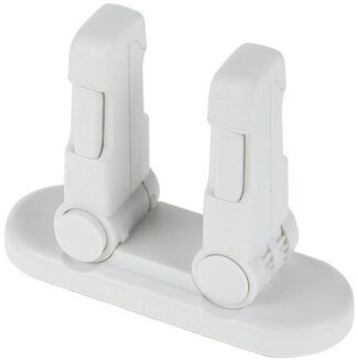 Kind Veiligheid Baby Deur Hendel Slot Proof Deuren Lijm Deurkruk Veiligheidsslot Plastic Window Lock Kinderen Veiligheid puur wit