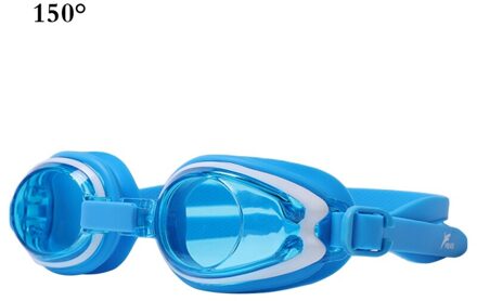 Kind Zwembril Siliconen Anti-Fog Anti-Uv Gecoat Water Dioptrie Zwemmen Bril Zwemmen Goggle 150