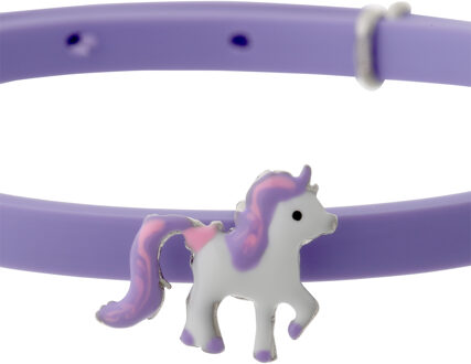 Kinder 925 Sterling Zilveren Armband - Zilver ZA-7156/LILA