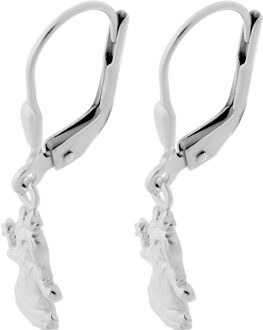Kinder 925 Sterling Zilveren Oorbellen - Zilver ZO-6067 - One Size