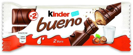 Kinder good Pack of 2 bars, 43 grams brand ferrero rocher