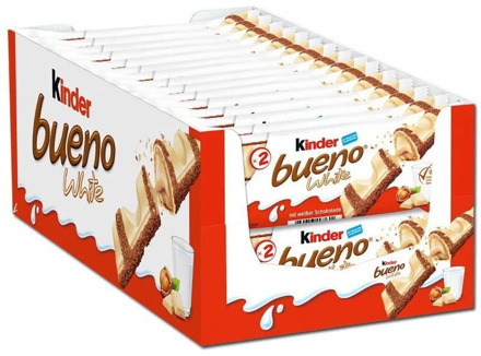 Kinder good White, box of 30 units 2 bars 43 gr.