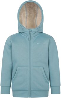 Kinder/Kids Alpine II Full Zip Hoodie (Teal) - maat 9-10J / 134-140cm Groenblauw