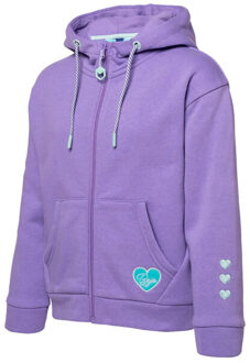 Kinder/kids amala full zip hoodie Paars - 122
