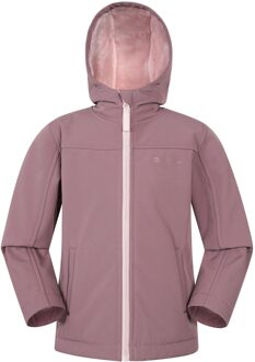 Kinder/Kids Arctic Borg gevoerd softshell jack (Roze)