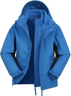 Kinder/Kids Cannonball 3 in 1 Waterdichte Jas (Kobalt) - maat 11-12J / 146-152cm Blauw
