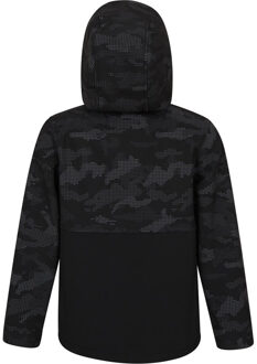Kinder/Kids Exodus Camo Soft Shell Jas (Zwart) - 5-6J / 110-116cm