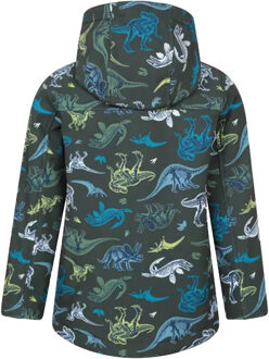 Kinder/Kids Exodus Dinosaurussen Waterafstotend Zacht Shell Jasje (Donkergroen) - 9-10J / 134-140cm