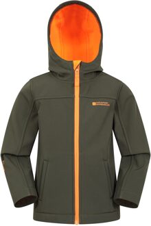 Kinder/Kids Exodus Waterafstotend Soft Shell Jasje (Teal) Donker Bruin - 5-6J / 110-116cm