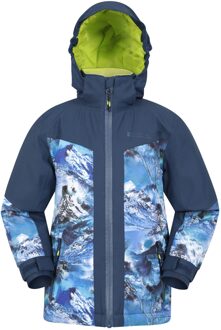 Kinder/Kids Himalaya Abstract Ski-jas (Marine) Navy - 7-8J / 122-128cm