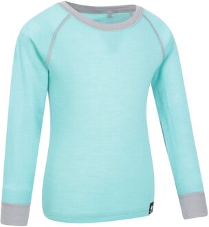 Kinder/Kids Merino II Ronde Hals Base Layer Top (Munt) Mint - 5-6J / 110-116cm