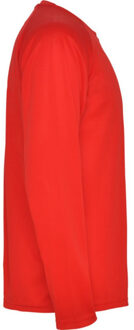 Kinder/kids montecarlo sport t-shirt met lange mouwen - maat 152 Rood