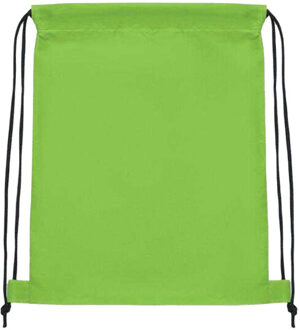 Kinder-/kids shoop trekkoordtas Groen - One size