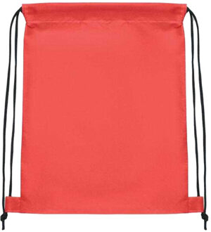 Kinder-/kids shoop trekkoordtas Rood - One size