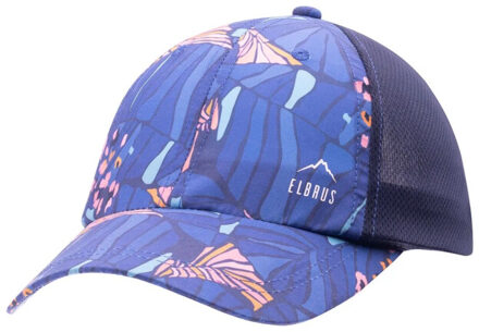 Kinder/kinder aneto bladopdruk cap - maat One size Blauw