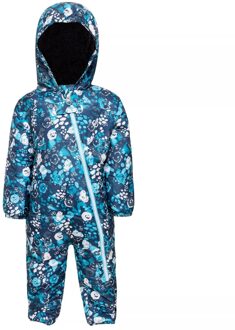 Kinder/kinder bambino ii bloemen snowsuit Blauw - 92