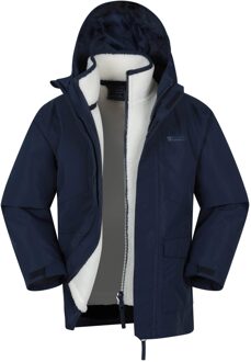 Kinder/Kinder Creek 3 in 1 Waterdichte Jas (Marine) - maat 5-6J / 110-116cm Navy