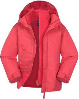Kinder/Kinder Fell 3 in 1 Waterafstotend Jasje (Actief Rood) - 9-10J / 134-140cm