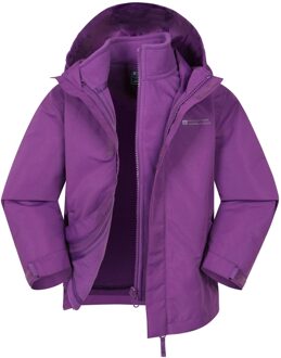 Kinder/Kinder Fell 3 in 1 Waterafstotend Jasje (Donkerpaars) - 13J / 158cm
