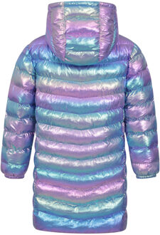 Kinder/Kinder Florence Longline gewatteerd jack (Iriserende) - maat Violet