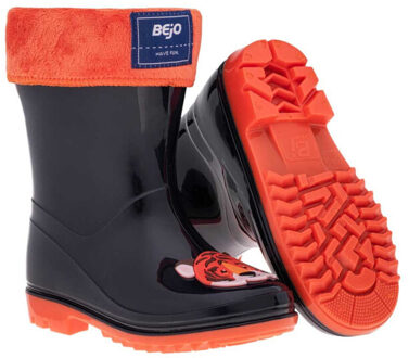 Kinder/kinder frise wellington laarzen Blauw - 24,5