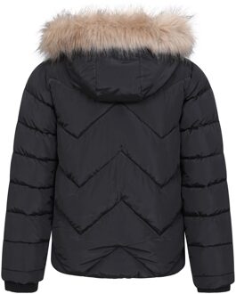 Kinder/Kinder Galaxy Kort Gewatteerd Jasje (Zwart) - maat 5-6J / 110-116cm