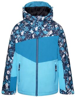Kinder/kinder humour ii floral ski jacket Blauw - 104