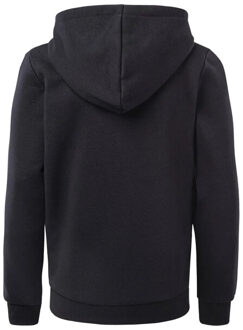 Kinder/kinder laki hoodie met volledige rits - maat 152 Zwart