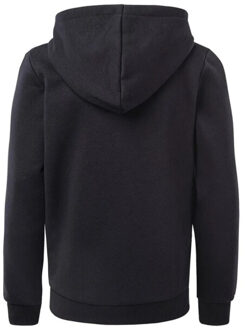 Kinder/kinder laki hoodie met volledige rits Zwart - 152/158