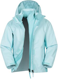 Kinder/Kinder Lightning II 3 in 1 Waterdichte Jas (Teal) Groenblauw - 2-3J / 92-98cm