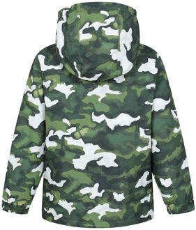 Kinder/Kinder Mogal Camo Ski-jas (Donkergroen)