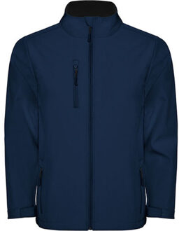 Kinder/kinder nebraska soft shell jas - maat 176 Blauw