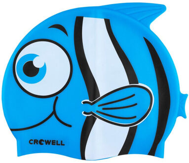 Kinder/kinder nemo siliconen badmuts Blauw - One size