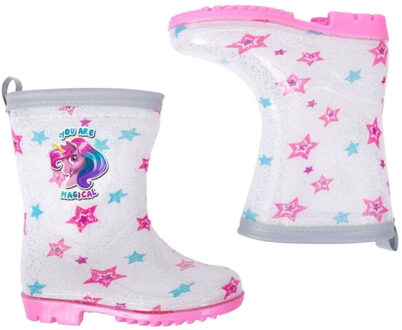 Kinder/kinder perletti my little pony wellington laarzen Wit - 24,5